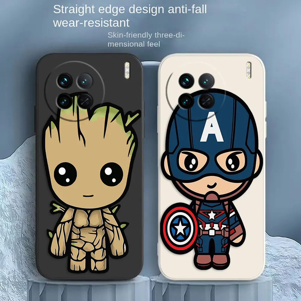 Marvel Groot Captain America Phone Case For VIVO X21I X21S X23 X27 X30 X50 X60 X70 X80 X90 5G PRO PLUS Colour Liquid Case Funda
Marvel Groot Captain America Phone Case For VIVO X21I X21S X23 X27 X30 X50 X60 X70 X80 X90 5G PRO PLUS Colour Liquid Case Funda