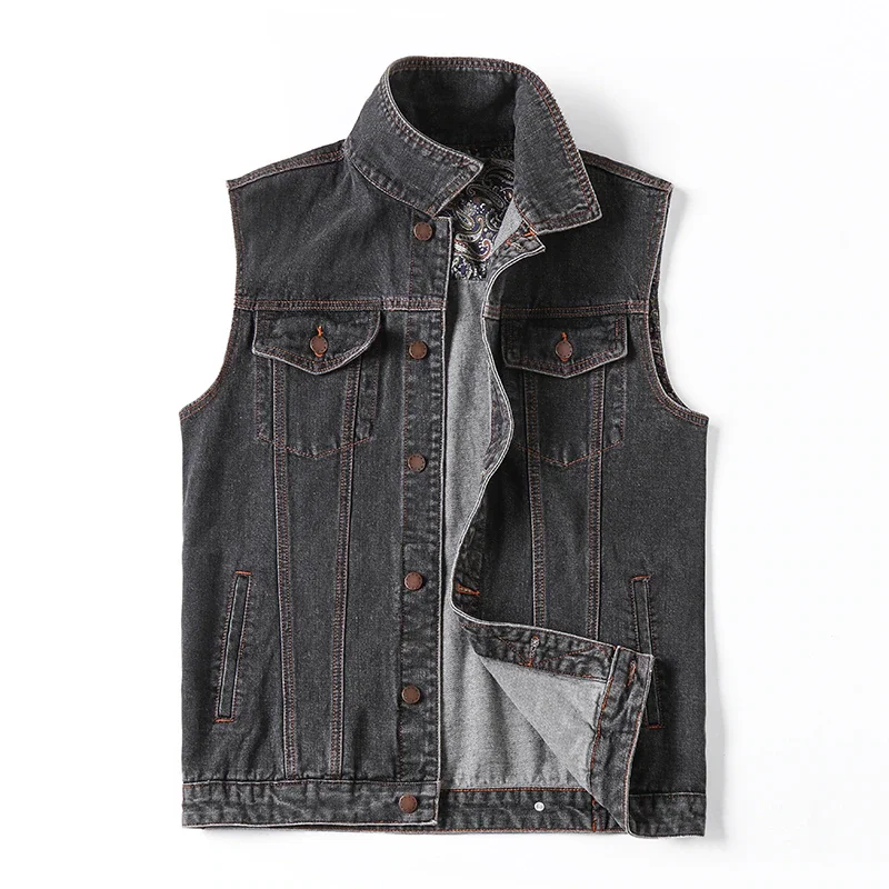 Men's Denim Vest Large Size Jacket 6XL Plus Size 7XL Clothing Summer Fashion Waistcoat Male Casual Big size Jeans Jacket Men
Men's Denim Vest Large Size Jacket 6XL Plus Size 7XL Clothing Summer Fashion Waistcoat Male Casual Big size Jeans Jacket Men
