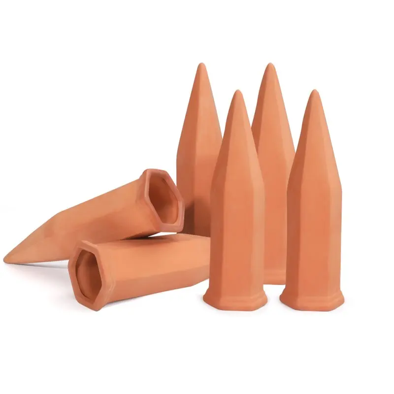 6 Pcs Watering Devices Automatic Irrigation Drippers Terracotta Self Watering Spikes, Plant Stakes for Indoor Outdoor Plants
6 Pcs Watering Devices Automatic Irrigation Drippers Terracotta Self Watering Spikes, Plant Stakes for Indoor Outdoor Plants