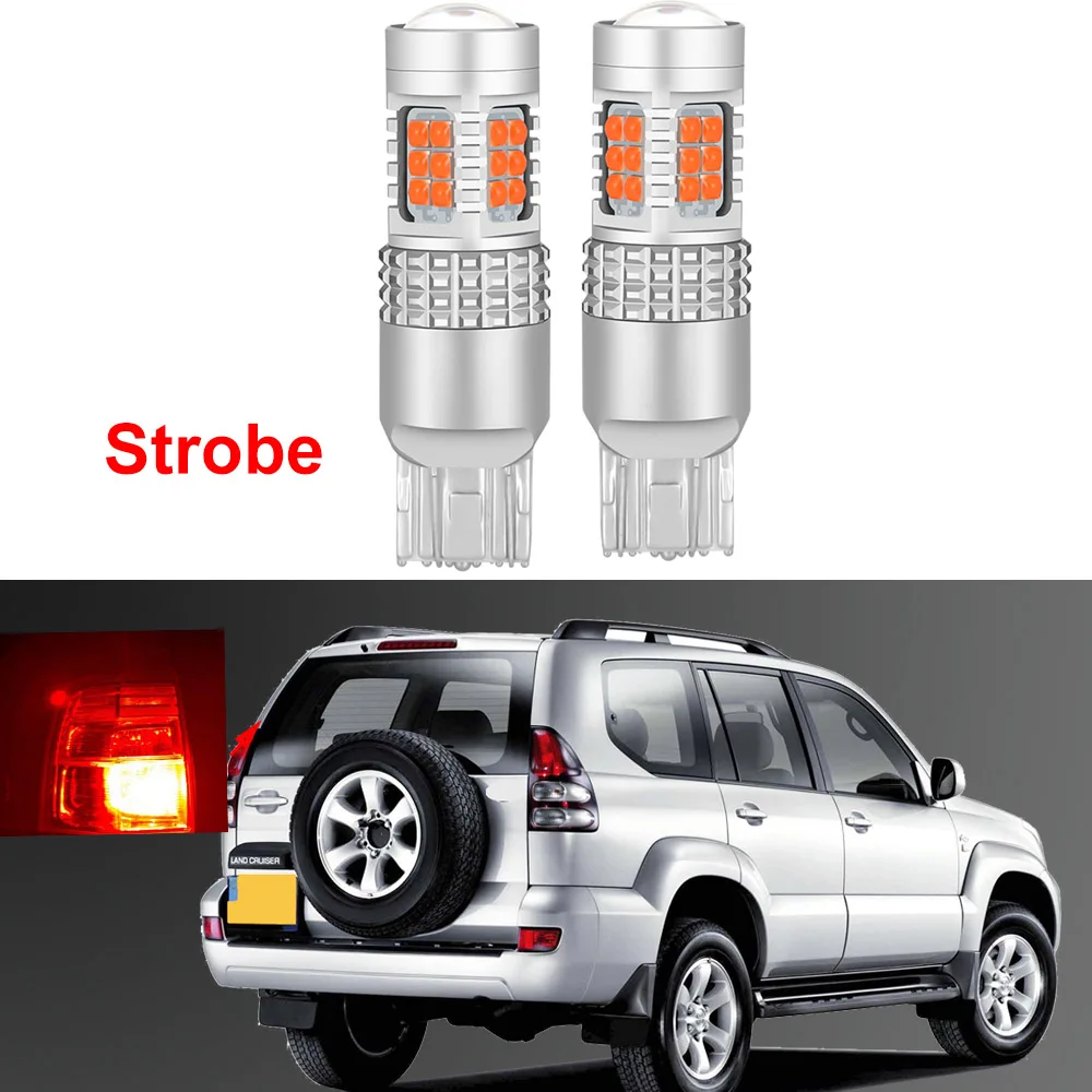 LED Strobe Brake Light For Toyota Land Cruiser PRADO 120 J120 2003-2009 Red Flashing Strobe Tail Lamp
LED Strobe Brake Light For Toyota Land Cruiser PRADO 120 J120 2003-2009 Red Flashing Strobe Tail Lamp