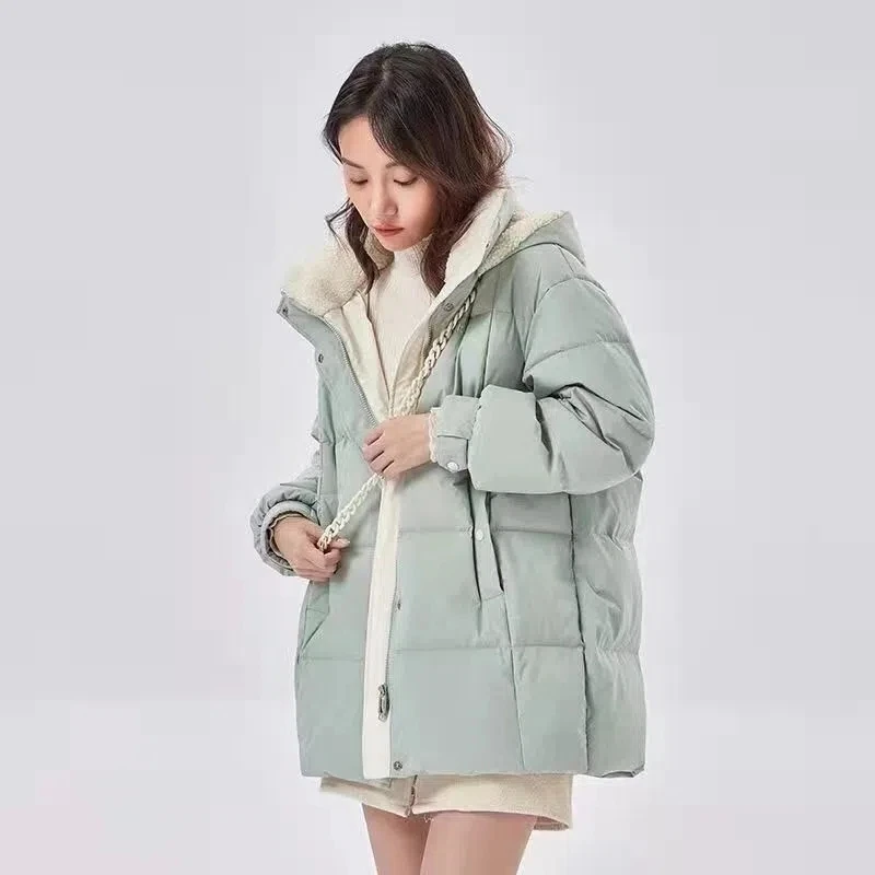 Student Down Cotton Parkas Coat 2022 Winter Jacket Parka Thicken Warm Cotton Coats Womens Casual Loose Hooded Cotton-Padded Coat
Student Down Cotton Parkas Coat 2022 Winter Jacket Parka Thicken Warm Cotton Coats Womens Casual Loose Hooded Cotton-Padded Coat