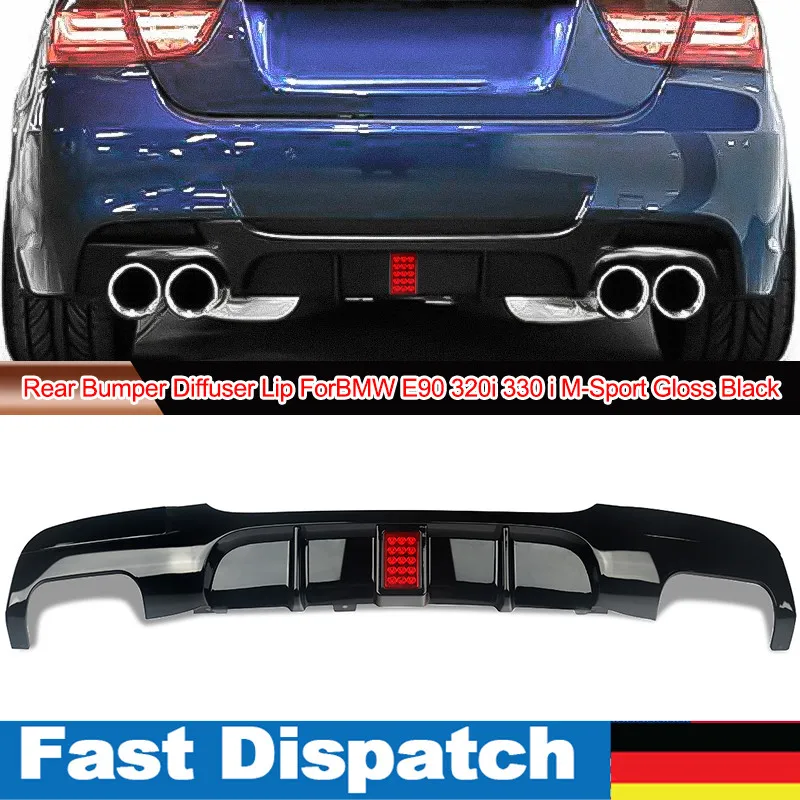 MagicKit Gloss Black Rear Diffuser For BMW 3 Series E90 E91 M-Sport 2005-11 For Brabus Style
MagicKit Gloss Black Rear Diffuser For BMW 3 Series E90 E91 M-Sport 2005-11 For Brabus Style