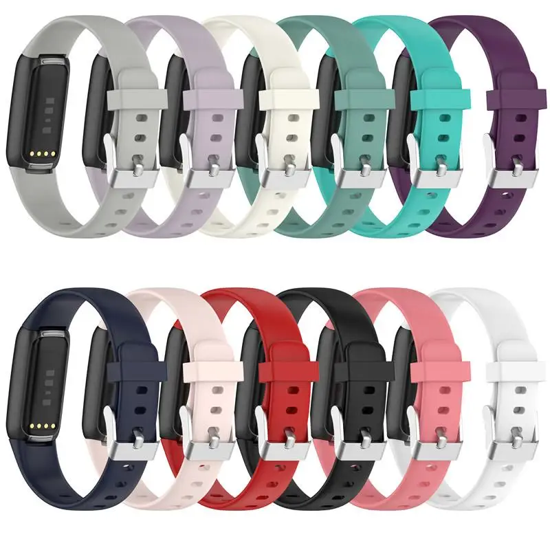 Soft Silicone Band For Fitbit Luxe Pure Color Sport Wrist Strap Watchband Accessories For Fitbit Luxe Bracelet correa
Soft Silicone Band For Fitbit Luxe Pure Color Sport Wrist Strap Watchband Accessories For Fitbit Luxe Bracelet correa
