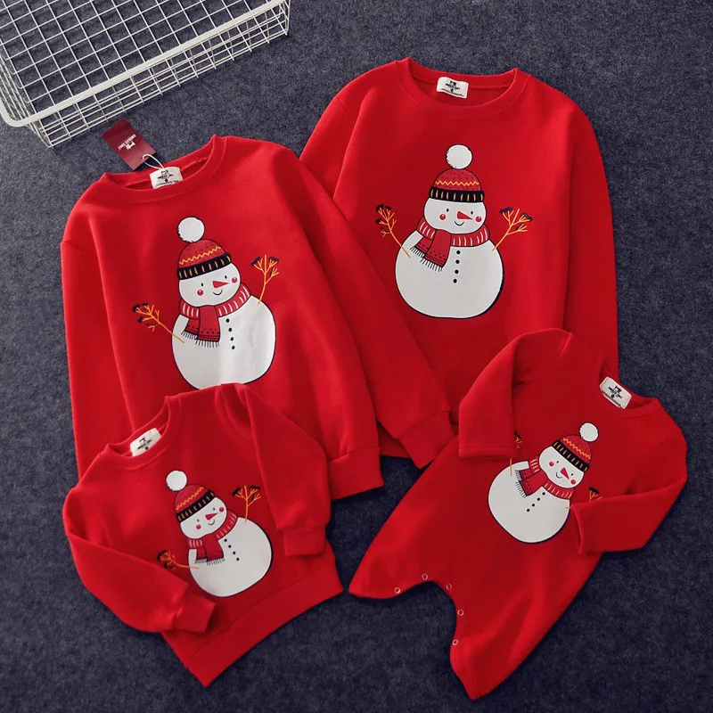 Dad Mom Daughter Son Sweatshirts Christmas Cartoon Baby Rompers for Family Matching Clothes Outfits Adult Kid Warm New Year Tops
Dad Mom Daughter Son Sweatshirts Christmas Cartoon Baby Rompers for Family Matching Clothes Outfits Adult Kid Warm New Year Tops