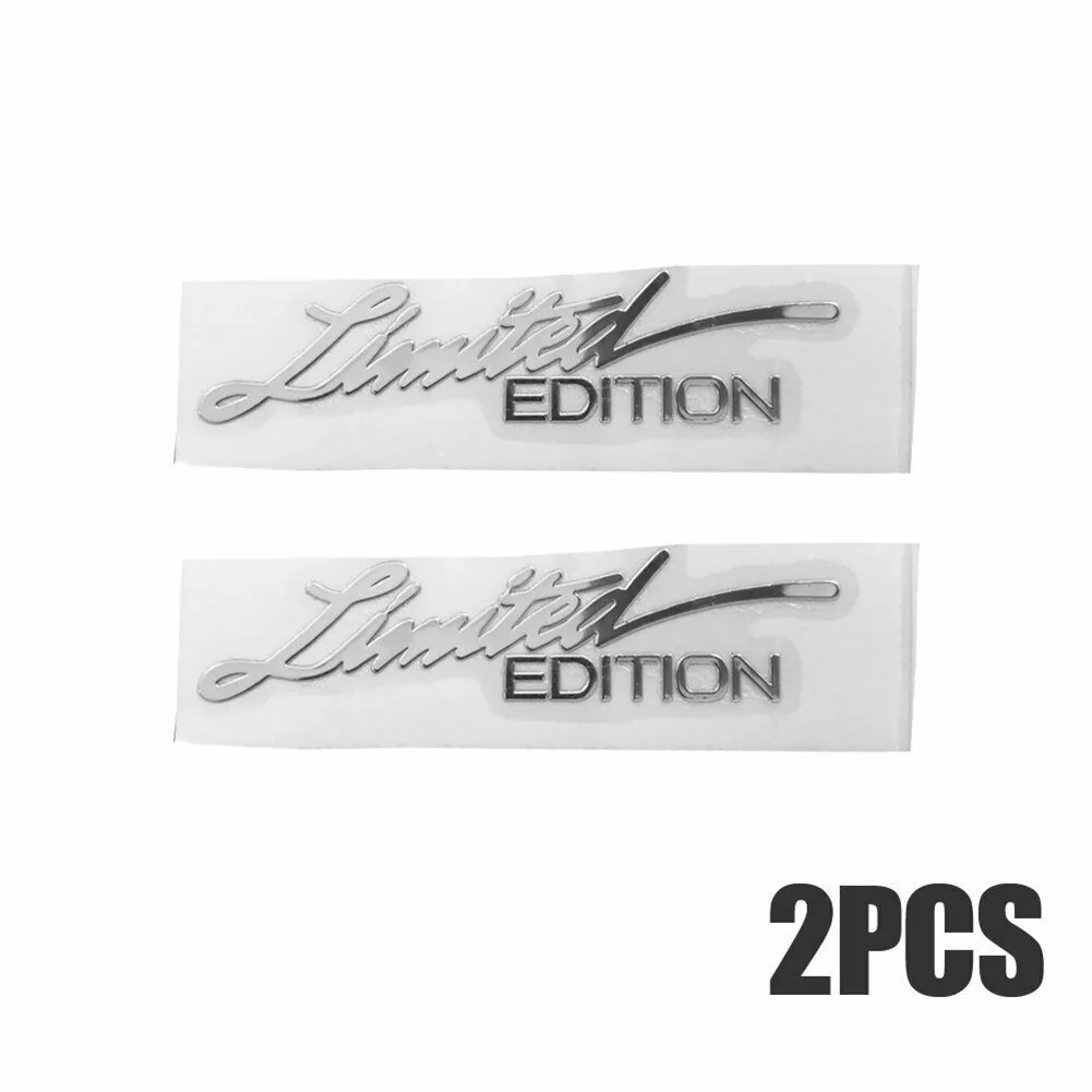 2pcs Car Silver Stikcers Limited Edition Logo Emblem Badge Metal Sticker Decals Car Decoration Accessories
2pcs Car Silver Stikcers Limited Edition Logo Emblem Badge Metal Sticker Decals Car Decoration Accessories