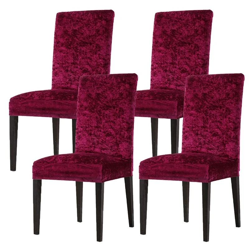 HOT SALE 4 Pack Crushed Velvet Chair Covers Elastic Chair Covers Removable Velvet Chair Protector Parsons Chair Protector
HOT SALE 4 Pack Crushed Velvet Chair Covers Elastic Chair Covers Removable Velvet Chair Protector Parsons Chair Protector