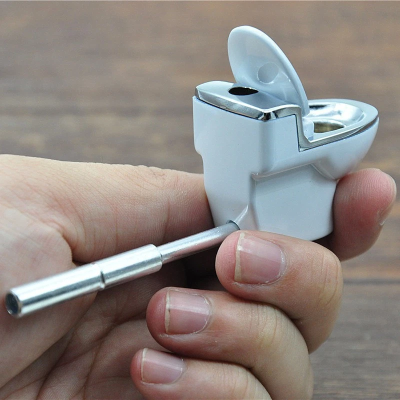 Metal Pipes Toilet Model Tobacco Smoking Pipes Men Gifts Smoke Weed Grinder Tobacco Pipe Smoking Accessories
Metal Pipes Toilet Model Tobacco Smoking Pipes Men Gifts Smoke Weed Grinder Tobacco Pipe Smoking Accessories
