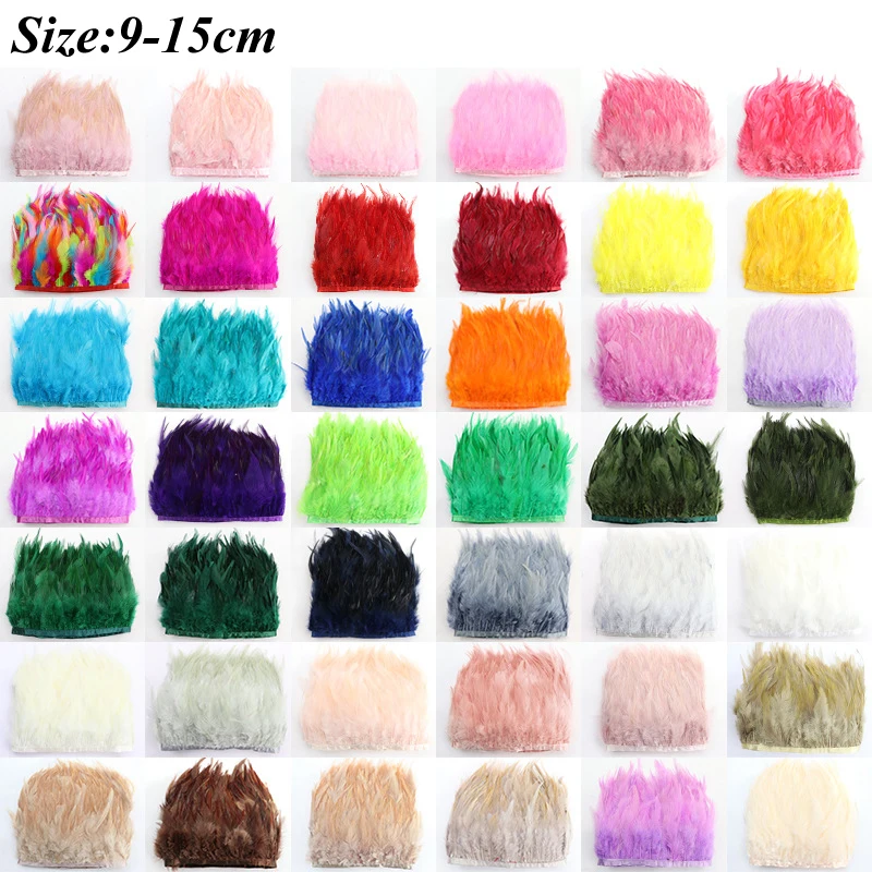 10/15/20 meters 9-15 cm Rooster Feather Ribbon DIY Clothes Edge Color Feather Lace Sewing Accessories For Clothing Decorations
10/15/20 meters 9-15 cm Rooster Feather Ribbon DIY Clothes Edge Color Feather Lace Sewing Accessories For Clothing Decorations