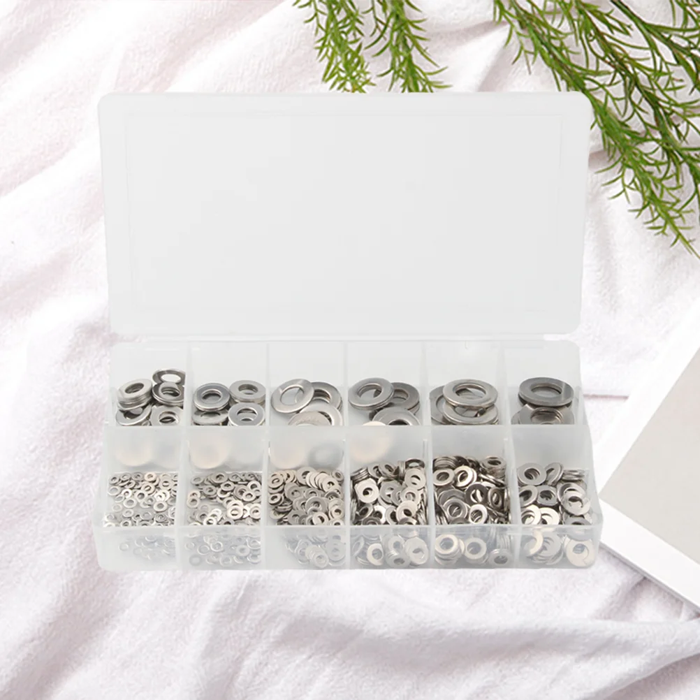 800Pcs Stainless Steel Flat Washer Combination Oil Seal Gasket Sealing Rings Washers
800Pcs Stainless Steel Flat Washer Combination Oil Seal Gasket Sealing Rings Washers