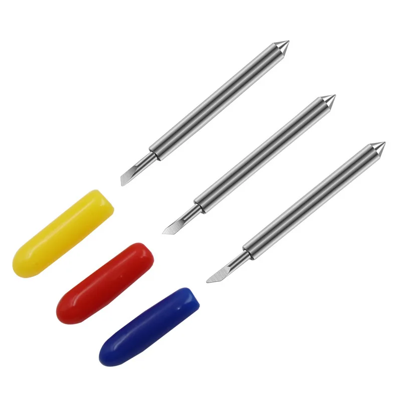 10pcs Tungsten Steel Blade Holder 30/45/60 Degree Blades Cutter For Roland Carving Cut Cutting Plotter Hand Tool
10pcs Tungsten Steel Blade Holder 30/45/60 Degree Blades Cutter For Roland Carving Cut Cutting Plotter Hand Tool