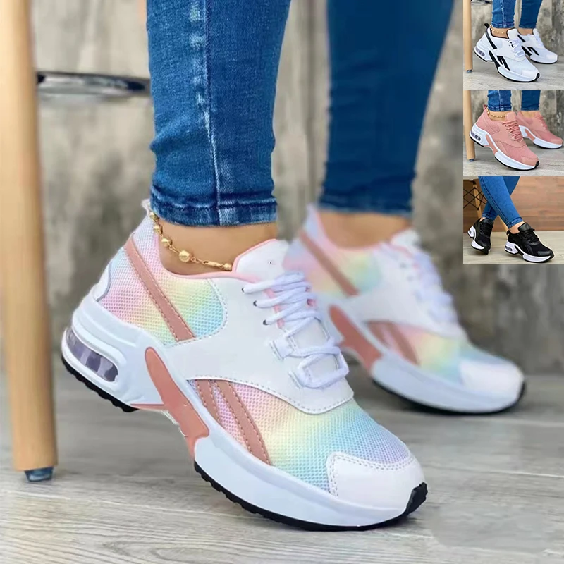 Women Casual Sneakers Mesh Breathe Shoes Platform Lace Up Sport Shoes Tennis Running Shoes Zapatillas De Deporte
Women Casual Sneakers Mesh Breathe Shoes Platform Lace Up Sport Shoes Tennis Running Shoes Zapatillas De Deporte