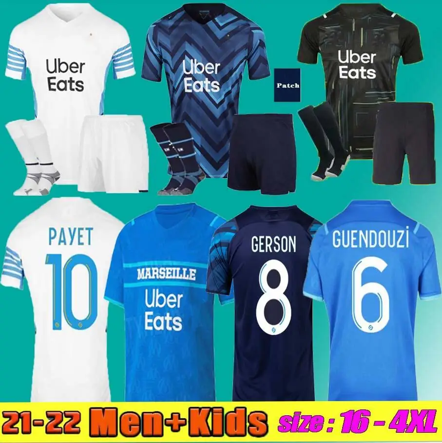 Maillot Marseille 2021 2022 Men + Kids Kits Olympique De THAUVIN PAYET Football Shirt BENEDETTO KAMARA OM Soccer Jerseys
Maillot Marseille 2021 2022 Men + Kids Kits Olympique De THAUVIN PAYET Football Shirt BENEDETTO KAMARA OM Soccer Jerseys