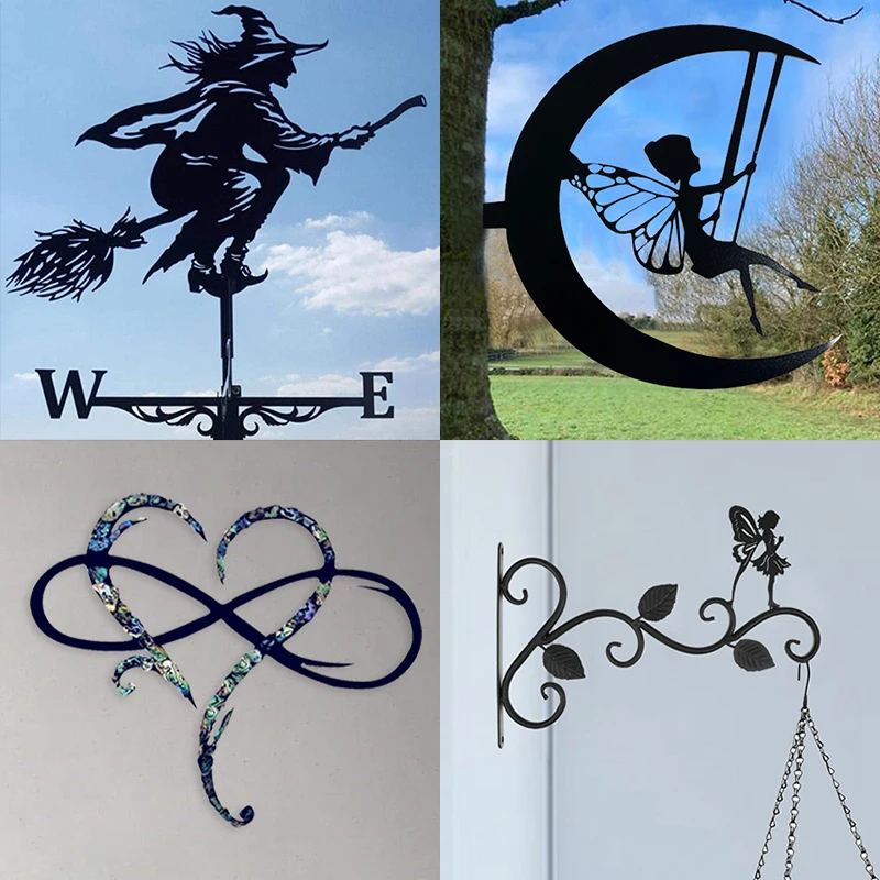 Witch Wind Direction Indicator Garden Iron Art Metal Outdoor Yard Scene Stake Decorative Windmill Weathervane Ornament
Witch Wind Direction Indicator Garden Iron Art Metal Outdoor Yard Scene Stake Decorative Windmill Weathervane Ornament