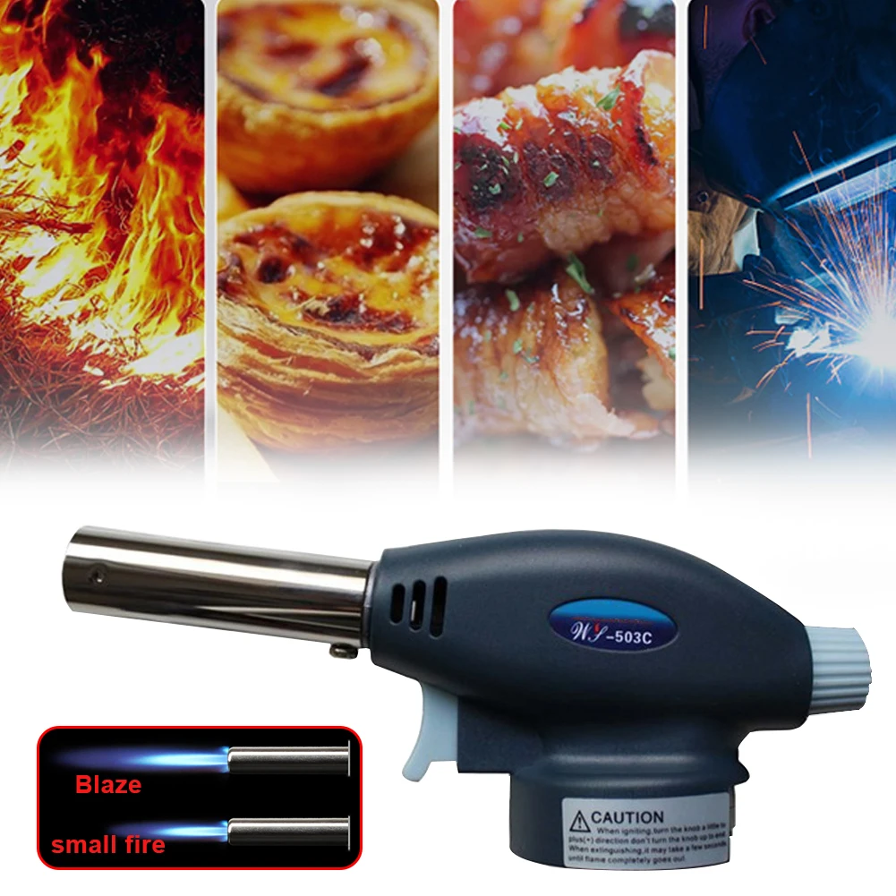 Multifunctional Camp out Gas Blow Torch Refillable Cooking Torch Lighter Cooking Torch Lighter for Desserts BBQ Soldering CSV
Multifunctional Camp out Gas Blow Torch Refillable Cooking Torch Lighter Cooking Torch Lighter for Desserts BBQ Soldering CSV