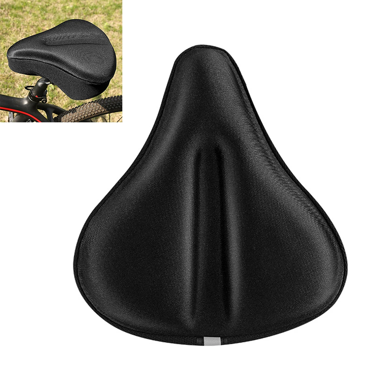 Bike Seat Cover Padded 3D Soft Thickened Bicycle Seat Thickened And Widened Silica Gel Breathable for Indoor Outdoor Cycling
Bike Seat Cover Padded 3D Soft Thickened Bicycle Seat Thickened And Widened Silica Gel Breathable for Indoor Outdoor Cycling