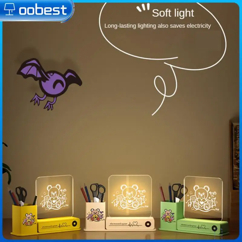 Birthday Gift Sound Light Smart Diy Small Night Lamp Creativity 3d Plugged In Table Lamp Home Lighting Supplies Voice Controlled
Birthday Gift Sound Light Smart Diy Small Night Lamp Creativity 3d Plugged In Table Lamp Home Lighting Supplies Voice Controlled
