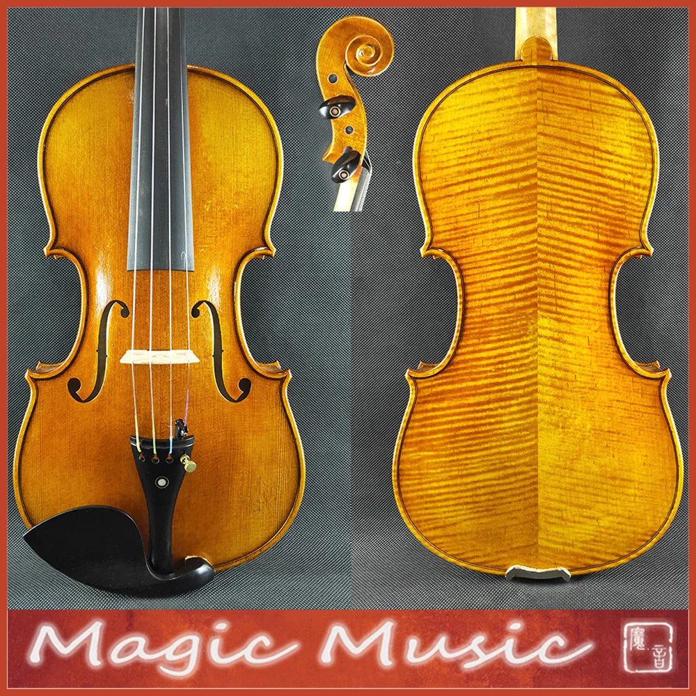 Скрипка ручной работы Stradivarius Lord Wilton Top Master 4/4 размера #2687 с масляным лаком и