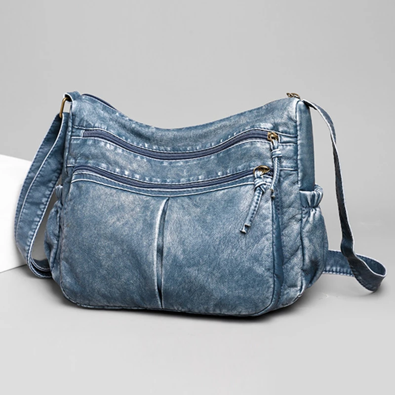 Women Bags Shoulder Bag Washed Leather Handbags Vintage Shoulder Crossbody New Trend Classic Messenger Bags Brown Retro
Women Bags Shoulder Bag Washed Leather Handbags Vintage Shoulder Crossbody New Trend Classic Messenger Bags Brown Retro