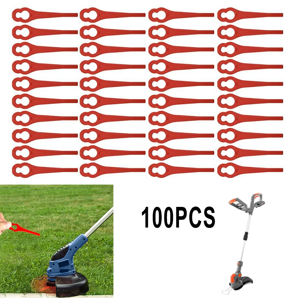 100pcs Plastic Blades For Terratek 18V/20V TTCGT18 GGCGT18 TCSBUN Lawn Mower Cordless Grass Trimmer Strimmer Cutter Garden Tool
100pcs Plastic Blades For Terratek 18V/20V TTCGT18 GGCGT18 TCSBUN Lawn Mower Cordless Grass Trimmer Strimmer Cutter Garden Tool