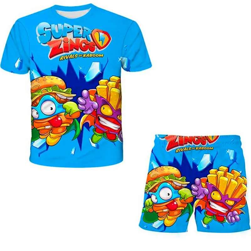 Детский комплект из футболки и брюк, с коротким рукавом
Детский комплект из футболки и брюк, с коротким рукавом