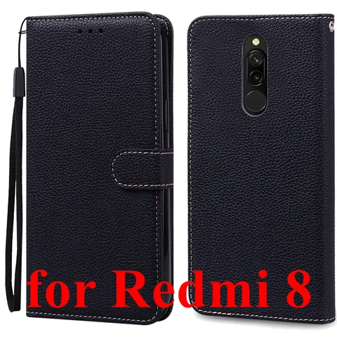 Чехол для Redmi 8, чехол для Xiaomi Redmi 8A, 8 a, мягкий силиконовый кожаный чехол-бумажник, флип-чехол для Xiaomi Redmi 8, чехол для телефона с держателем для карт