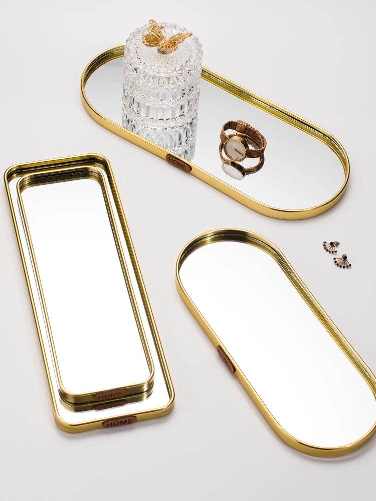 Nordic Bathroom Organizer Metal Glass Jewelry Display Plate Geometric Mirror Tray Wedding Souvenir Makeup Storage Mirror Plate
Nordic Bathroom Organizer Metal Glass Jewelry Display Plate Geometric Mirror Tray Wedding Souvenir Makeup Storage Mirror Plate