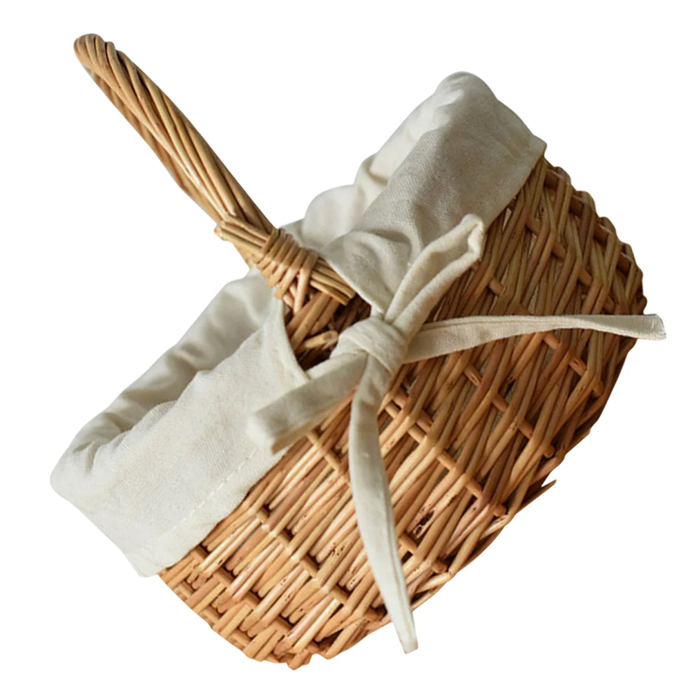 Rattan Basket Kids Picnic Basket Mini Hamper Rural Woven Fruit Container Wicker Food Picnic Basket Child Woven Hamper
Rattan Basket Kids Picnic Basket Mini Hamper Rural Woven Fruit Container Wicker Food Picnic Basket Child Woven Hamper