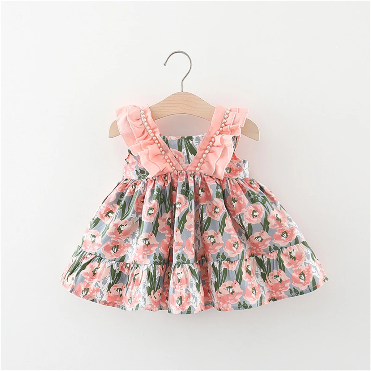 Summer New Girls' Dress Contrast Colored Large Flower Ruffle Edge Decoration Sleeveless Daily Knee Length
Summer New Girls' Dress Contrast Colored Large Flower Ruffle Edge Decoration Sleeveless Daily Knee Length