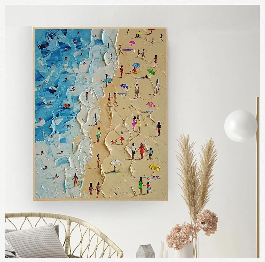 Картина маслом, постер, картина на стену, картины для гостиной, Картина на холсте, летняя пляжная картина с морским пейзажем, ножом
Картина маслом, постер, картина на стену, картины для гостиной, Картина на холсте, летняя пляжная картина с морским пейзажем, ножом