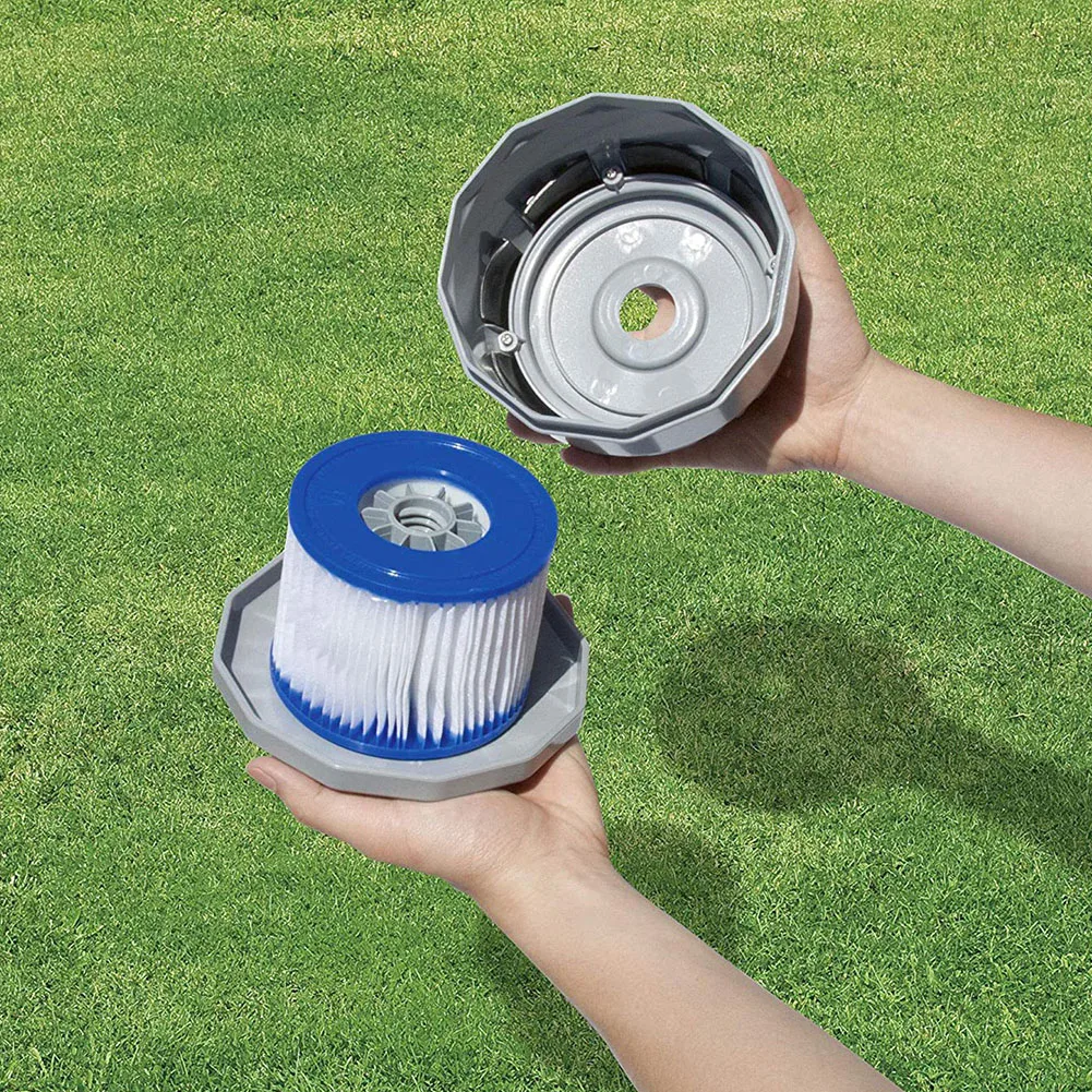 Chemical Dispenser Filter Kit Garden Pool Accessories Grey Filter Housing PVC 10*8*5cm For Lay-Z Spa VIIntex VI
Chemical Dispenser Filter Kit Garden Pool Accessories Grey Filter Housing PVC 10*8*5cm For Lay-Z Spa VIIntex VI