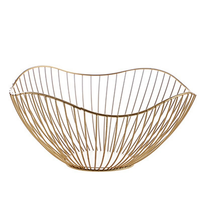 Creative Irregular Desktop Fruit Basket Kitchen Iron Snacks Candy Storage Basket Drainer Fruit Plate Organizer
Creative Irregular Desktop Fruit Basket Kitchen Iron Snacks Candy Storage Basket Drainer Fruit Plate Organizer
