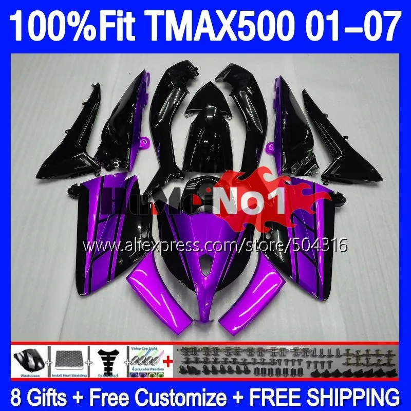 OEM T-MAX500 For YAMAHA MAX500 TMAX500 MAX-500 01 02 03 04 05 06 07 169MC.135 TMAX XP500 MAX 500 T 2001 2007 Fairing Purple blk
OEM T-MAX500 For YAMAHA MAX500 TMAX500 MAX-500 01 02 03 04 05 06 07 169MC.135 TMAX XP500 MAX 500 T 2001 2007 Fairing Purple blk