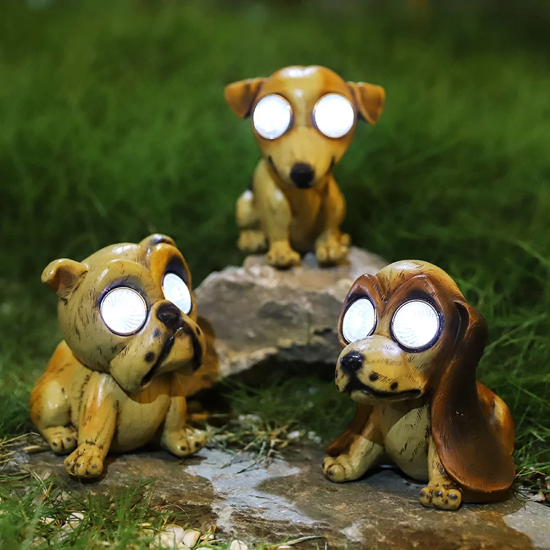 Pet Dog Solar Lamp Outdoor Garden Light Lighting Resin Crafts Statue Animal Sculpture Decoration
Pet Dog Solar Lamp Outdoor Garden Light Lighting Resin Crafts Statue Animal Sculpture Decoration