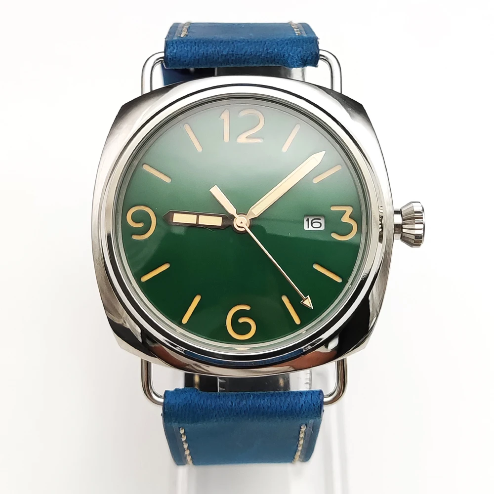 6-Color Business Men's Watch NH35 Movement Stainless Steel Case Green Date Retro Automatic Watch Men's Mechanical Leather Strap
6-Color Business Men's Watch NH35 Movement Stainless Steel Case Green Date Retro Automatic Watch Men's Mechanical Leather Strap