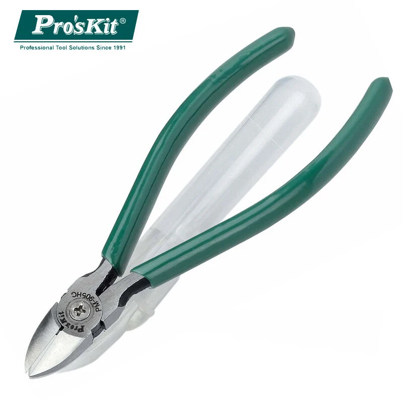 

Pro'skit PM-905FHC diagonal plier Electronic cutting pliers Powerful precision diagonal pliers + set crumb pipe anti-bounce