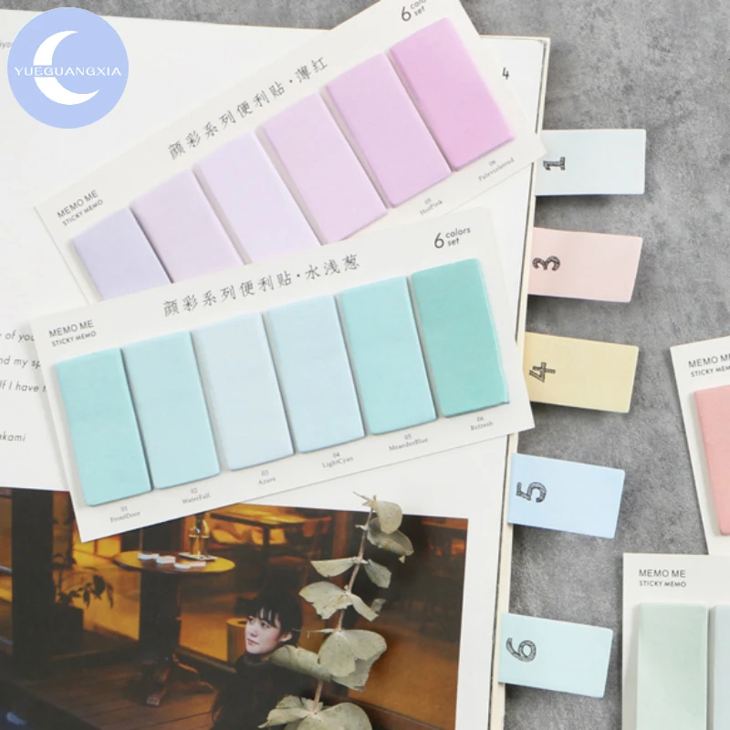 Блокнот для заметок YueGuangXia, 6 цветов, с градиентными страницами, клейкие блокноты, дневник, творческие самоклеящиеся блокноты для заметок, 120 ...
Блокнот для заметок YueGuangXia, 6 цветов, с градиентными страницами, клейкие блокноты, дневник, творческие самоклеящиеся блокноты для заметок, 120 ...