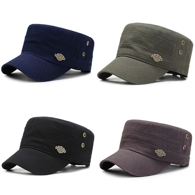 Unisex Peaked Cap Army Flat Top Hat Military Hat Cadet Cap Baseball Cap Outdoor Sport for Skiing Riding Hiking Fishing
Unisex Peaked Cap Army Flat Top Hat Military Hat Cadet Cap Baseball Cap Outdoor Sport for Skiing Riding Hiking Fishing