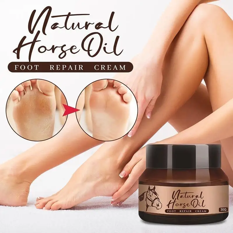 Equine oil foot repair cream dry and cracked feet, peeling, nourishing, moisturizing, repairing and anti cracking cream
Equine oil foot repair cream dry and cracked feet, peeling, nourishing, moisturizing, repairing and anti cracking cream