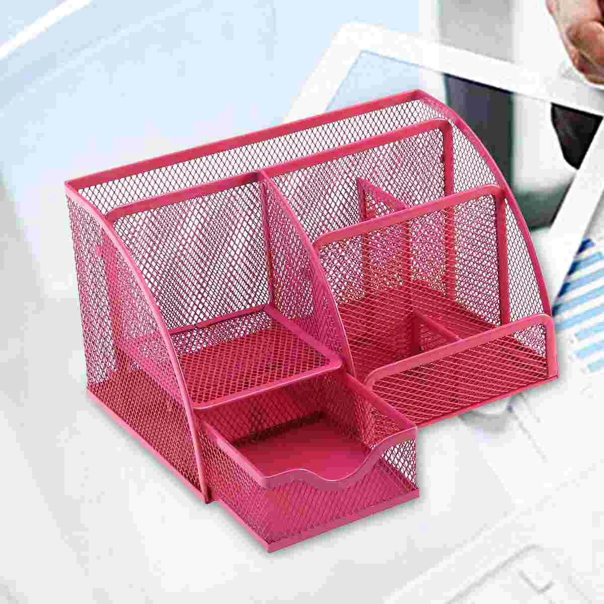 Desk Organizer Office Pen Holder Desktop Organizers Container Mesh Accessories Storage Stationery Supplies Makeup Stand Holder.
Desk Organizer Office Pen Holder Desktop Organizers Container Mesh Accessories Storage Stationery Supplies Makeup Stand Holder.