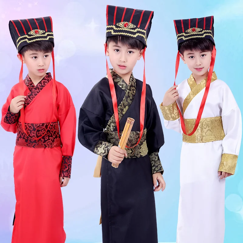 Boys Hanfu Stage Outfit Chinese Dress Baby Boy New Year Tang Suit Children Ancient Chinese Traditional Costume for Kids
Boys Hanfu Stage Outfit Chinese Dress Baby Boy New Year Tang Suit Children Ancient Chinese Traditional Costume for Kids