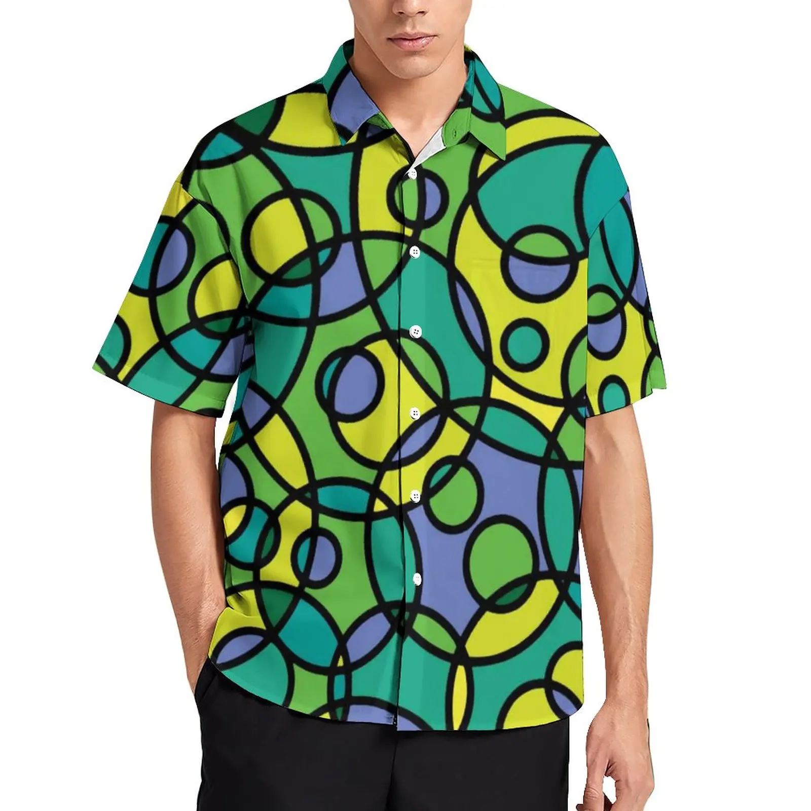 Abstract Circles Casual Shirts Colorful Print Beach Shirt Hawaii Streetwear Blouses Men Pattern Big Size 3XL 4XL
Abstract Circles Casual Shirts Colorful Print Beach Shirt Hawaii Streetwear Blouses Men Pattern Big Size 3XL 4XL