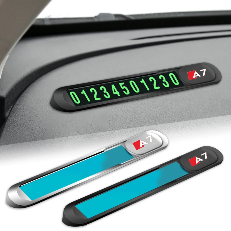 1pcs Car Metal Parking Number Card Phone Number Card for Audi A7 A8 A3 A4 A5 A6 TT Q3 Q5 Q7 A1 B5 B6 B7 B8 B9 8P C6 C5 C7
1pcs Car Metal Parking Number Card Phone Number Card for Audi A7 A8 A3 A4 A5 A6 TT Q3 Q5 Q7 A1 B5 B6 B7 B8 B9 8P C6 C5 C7