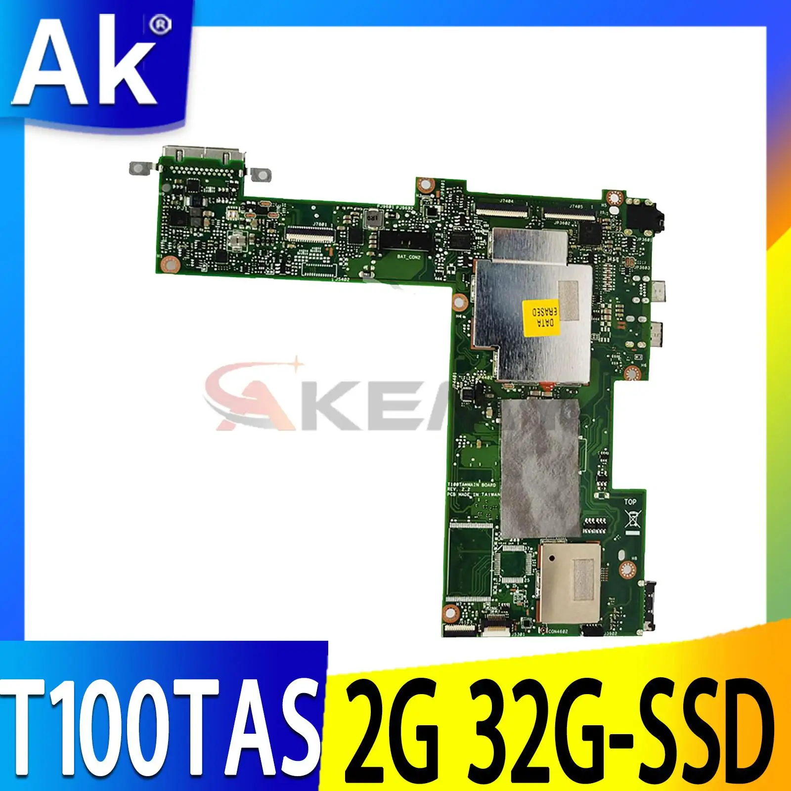 

T100TAS 32GB SSD 2GB RAM T100TAS Mainboard For ASUS T100TAS Laptop Motherboard T100TAS Tested Used