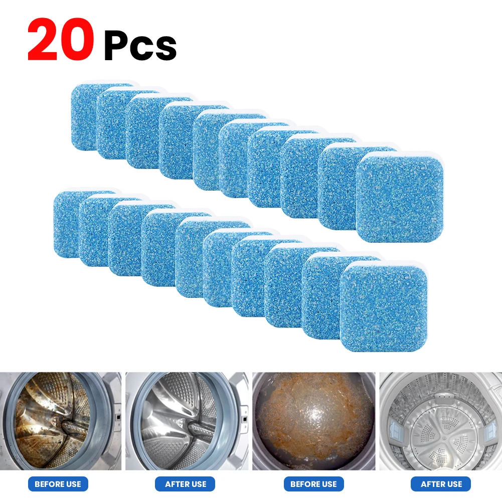 20pcs Washing Machine Tank Cleaning Piece Descaling Effervescent Tablets Effective Descaling Detergent Kitchen Accessory
20pcs Washing Machine Tank Cleaning Piece Descaling Effervescent Tablets Effective Descaling Detergent Kitchen Accessory
