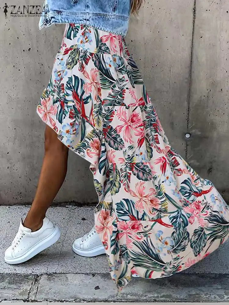 Casual Bohemian Skirt ZANZEA Fashion Holiday Irregular Hem Mujer Faldas 2022 Summer Printed Jupe Femme Women's Beach Maxi Skirts
Casual Bohemian Skirt ZANZEA Fashion Holiday Irregular Hem Mujer Faldas 2022 Summer Printed Jupe Femme Women's Beach Maxi Skirts