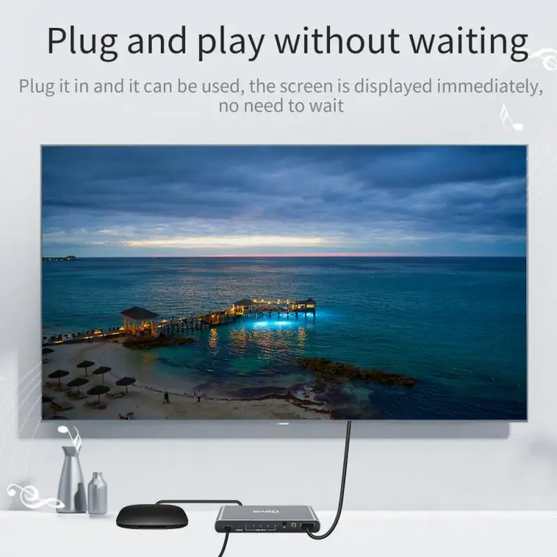Five-in-one Computer Notebook Distributor High Quality Switcher Splitter With Remote Control Compatible With Multiple Devices
Five-in-one Computer Notebook Distributor High Quality Switcher Splitter With Remote Control Compatible With Multiple Devices