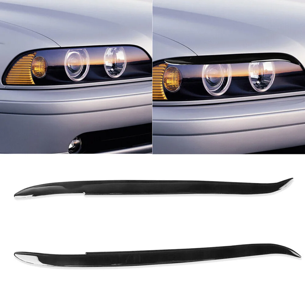 2pcs Glossy Piano Black Headlight Eyelid Eyebrow Trim For BMW 5 Series E39 1995-2003 Car Accessories car light trim
2pcs Glossy Piano Black Headlight Eyelid Eyebrow Trim For BMW 5 Series E39 1995-2003 Car Accessories car light trim