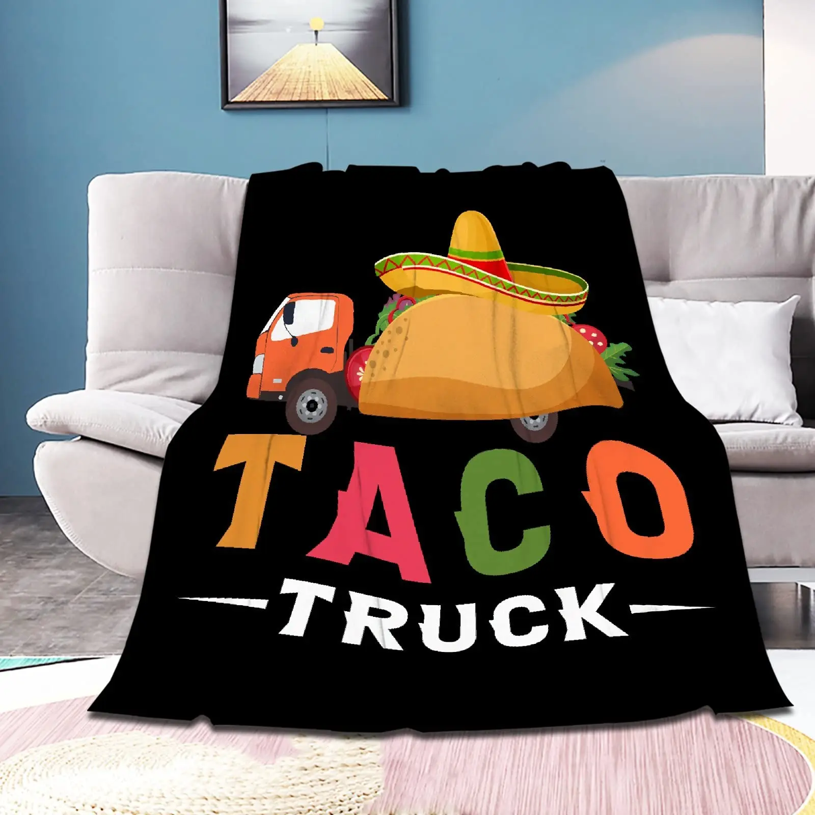 Delicious Tacos Flannel Throw Blanket Food Theme Blanket Super Soft Warm Lightweight for Bed Sofa Couch Travel King Queen Size
Delicious Tacos Flannel Throw Blanket Food Theme Blanket Super Soft Warm Lightweight for Bed Sofa Couch Travel King Queen Size