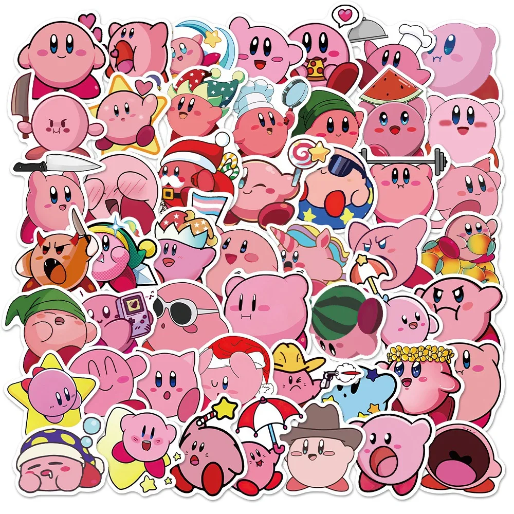 50pcs Game Kawaii Star Kirby Phone IPad шлем для ноутбука Cartoon Waterproof наклейка на чемодан
50pcs Game Kawaii Star Kirby Phone IPad шлем для ноутбука Cartoon Waterproof наклейка на чемодан