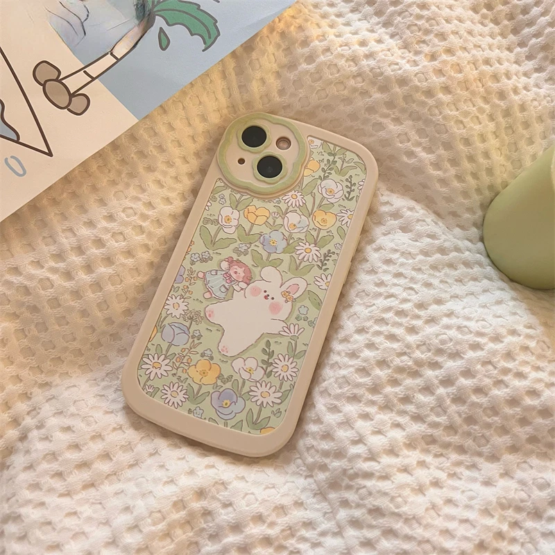 New Fashion For iPhone 13 12 11 Pro Max X XR 7 8 Plus XS Max Lovely Phone Cover Soft Silicone Protector Funda Funny Rabbit Flowe
New Fashion For iPhone 13 12 11 Pro Max X XR 7 8 Plus XS Max Lovely Phone Cover Soft Silicone Protector Funda Funny Rabbit Flowe